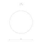 Sieninis šviestuvas RING TIMBER LED XL 3000K 16W 11292 Sieninis šviestuvas RING TIMBER LED XL 3000K 16W 11292