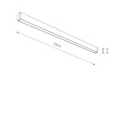 Lubinis šviestuvas OUTLINE LED L 50W 3000K 11362 Lubinis šviestuvas OUTLINE LED L 50W 3000K 11362