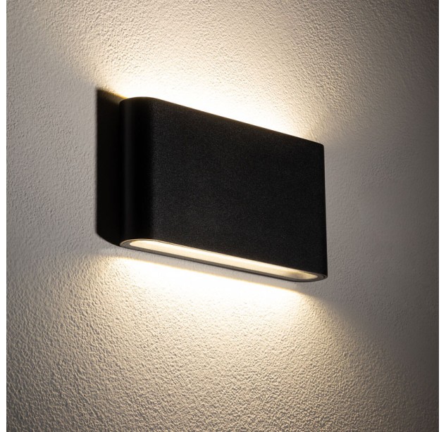 Sieninis šviestuvas SEMI LED M BLACK 3000K 11364 Sieninis šviestuvas SEMI LED M BLACK 3000K 11364