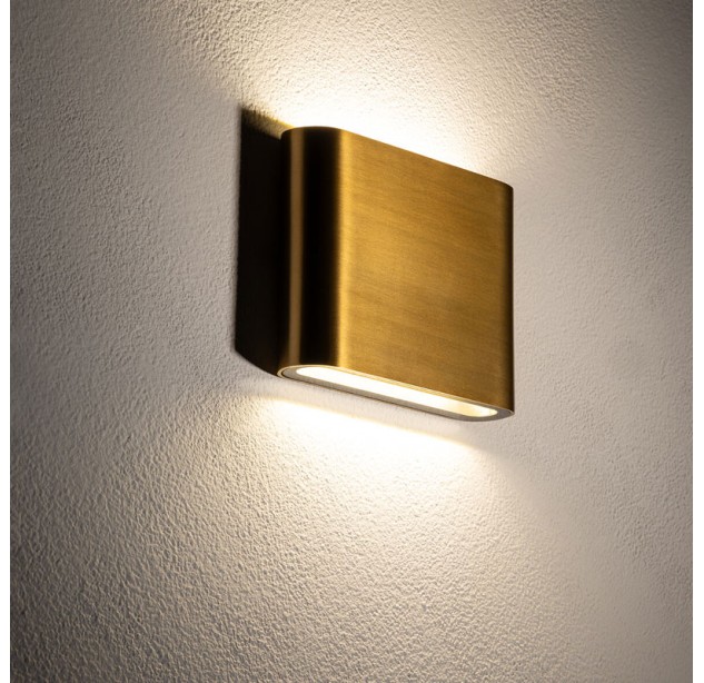 Sieninis šviestuvas SEMI LED S BRASS