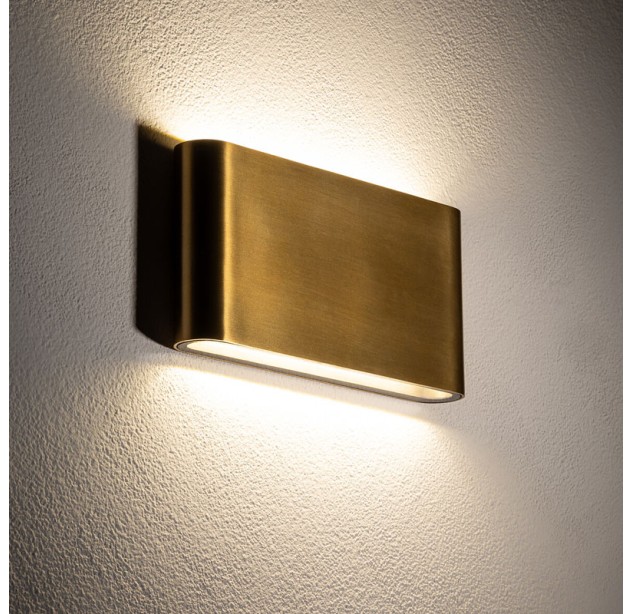 Sieninis šviestuvas SEMI LED M BRASS 3000K 11366