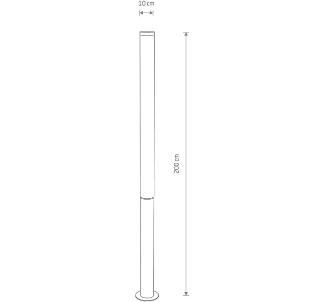 Lauko šviestuvas MIA LED L