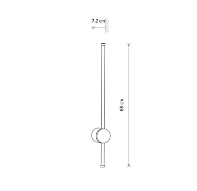 Sieninis lauko šviestuvas Sconce ORLA LED S 12W IP54 3000K 11548 Sieninis lauko šviestuvas Sconce ORLA LED S 12W IP54 3000K 11548