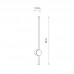 Sieninis lauko šviestuvas Sconce ORLA LED S 12W IP54 3000K 11548