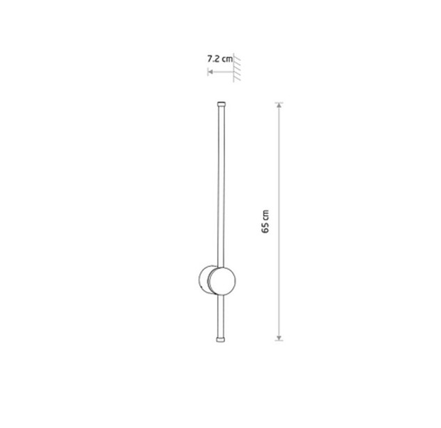 Sieninis lauko šviestuvas Sconce ORLA LED S 12W IP54 3000K 11551 Sieninis lauko šviestuvas Sconce ORLA LED S 12W IP54 3000K 11551