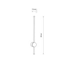 Sieninis lauko šviestuvas Sconce ORLA LED S 12W IP54 3000K 11551 Sieninis lauko šviestuvas Sconce ORLA LED S 12W IP54 3000K 11551
