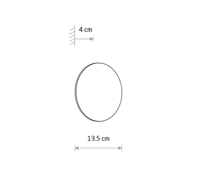 Sieninis šviestuvas ARIA LED S IP54 3000K 11562 Sieninis šviestuvas ARIA LED S IP54 3000K 11562