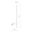 Sieninis šviestuvas EASY LED RIGHT 3000K 11W 11580 Sieninis šviestuvas EASY LED RIGHT 3000K 11W 11580