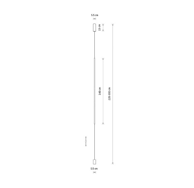 Pakabinamas šviestuvas VERTIC LED 3000K 19W 11606 Pakabinamas šviestuvas VERTIC LED 3000K 19W 11606