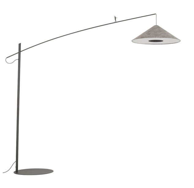 Pastatomas šviestuvas POISE umbra gray A E27 25W 11767 Pastatomas šviestuvas POISE umbra gray A E27 25W 11767