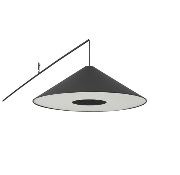 Pastatomas šviestuvas POISE black A E27 11768 Pastatomas šviestuvas POISE black A E27 11768