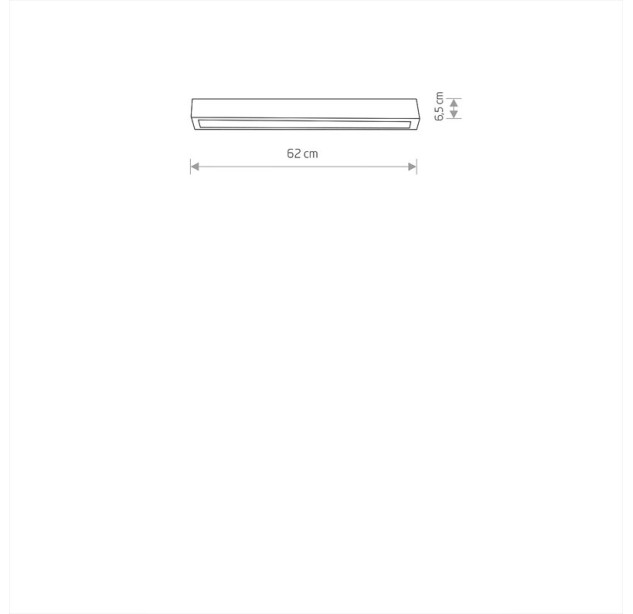 Lubinis šviestuvas STRAIGHT CEILING LED S 7557 Lubinis šviestuvas STRAIGHT CEILING LED S 7557