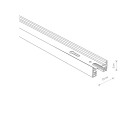 Virštinkinis bėgelis PROFILE TRACK 2m BLACK 9452