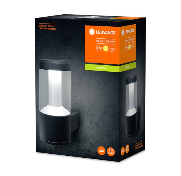 Sieninis šviestuvas ENDURA 3000K 12W 4058075205017 Sieninis šviestuvas ENDURA 3000K 12W 4058075205017