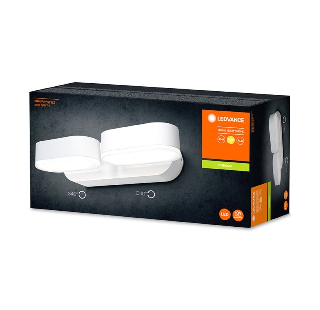 Sieninis šviestuvas ENDURA 3000K 13.5W 4058075205192 Sieninis šviestuvas ENDURA 3000K 13.5W 4058075205192
