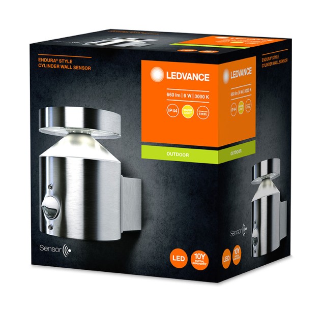 Sieninis šviestuvas ENDURA 3000K 6W 4058075205352 Sieninis šviestuvas ENDURA 3000K 6W 4058075205352