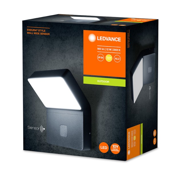 Sieninis šviestuvas ENDURA 3000K 11.5W 4058075205666