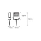 Lauko prožektorius ENDURA 3000K 10W 4058075206847 Lauko prožektorius ENDURA 3000K 10W 4058075206847