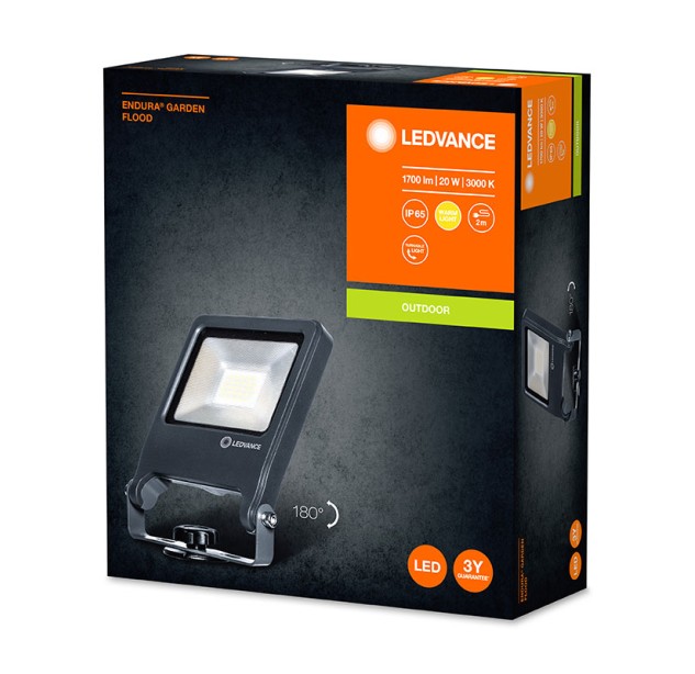 Lauko prožektorius ENDURA 3000K 20W 4058075206861 Lauko prožektorius ENDURA 3000K 20W 4058075206861