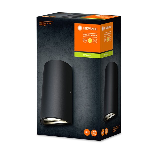 Sieninis šviestuvas ENDURA 3000K 12W 4058075214057 Sieninis šviestuvas ENDURA 3000K 12W 4058075214057