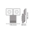 Sieninis šviestuvas ENDURA PRO 4000K 16W 4058075228900 Sieninis šviestuvas ENDURA PRO 4000K 16W 4058075228900