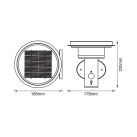 Sieninis šviestuvas su saulės baterija ENDURA 3000K 6W 4058075392687 dimeriuojamas Sieninis šviestuvas su saulės baterija ENDURA 3000K 6W 4058075392687 dimeriuojamas