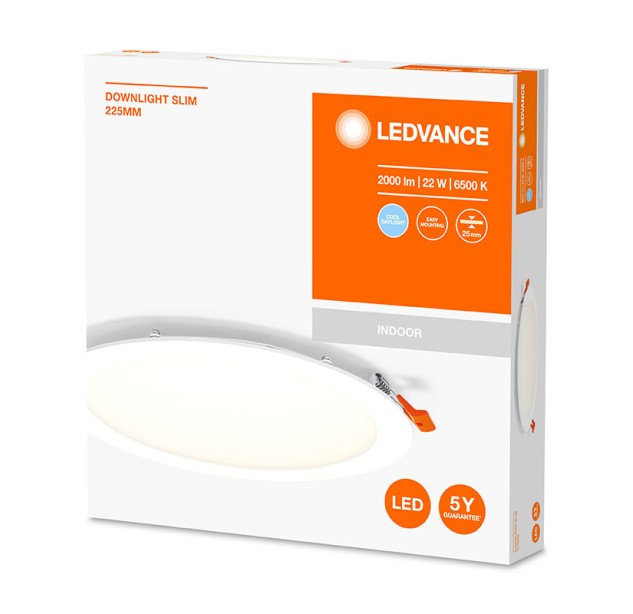 Įleidžiamas šviestuvas DL SLIM 22W 6500K 4058075573215 Įleidžiamas šviestuvas DL SLIM 22W 6500K 4058075573215