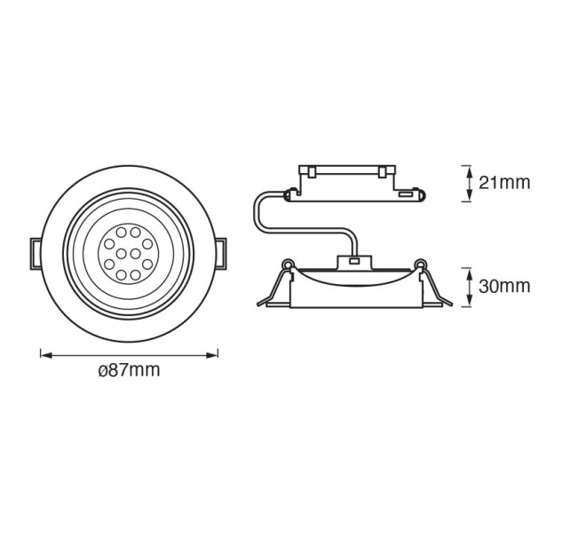 Įleidžiamas šviestuvas SPOT SET 4.9W 2700K 4058075617766 4058075617780 Įleidžiamas šviestuvas SPOT SET 4.9W 2700K 4058075617766 4058075617780