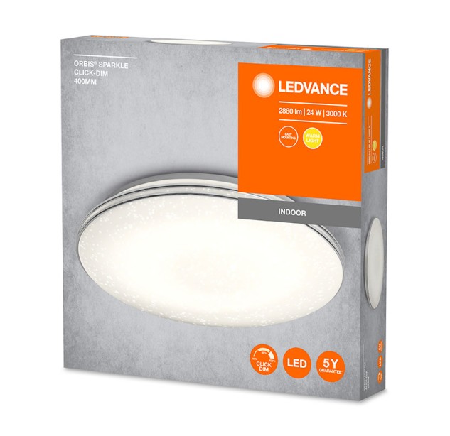 Lubinis šviestuvas ORBIS® SPARKLE 24W 3000K 4058075633155 Lubinis šviestuvas ORBIS® SPARKLE 24W 3000K 4058075633155