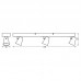 Lubinis šviestuvas DECOR SP NEPTUNE 27W 3000K 4058075833753