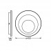 Lubinis šviestuvas ORBIS SPIRAL RD CL 27W 3000K 4099854093104