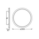 Lubinis šviestuvas ORBIS DISC 18W 3000K-4000K 4099854096112 Lubinis šviestuvas ORBIS DISC 18W 3000K-4000K 4099854096112