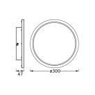 Lubinis šviestuvas ORBIS DISC 18W 3000K-4000K 4099854096136 Lubinis šviestuvas ORBIS DISC 18W 3000K-4000K 4099854096136