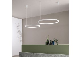 Pakabinamas šviestuvas NOVA 3000K 28W SO.NOVA/60-BIANCO dimeriuojamas