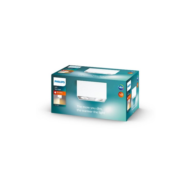 Lubinis šviestuvas BOX 2200-2700K 9W 8718696164525 Lubinis šviestuvas BOX 2200-2700K 9W 8718696164525