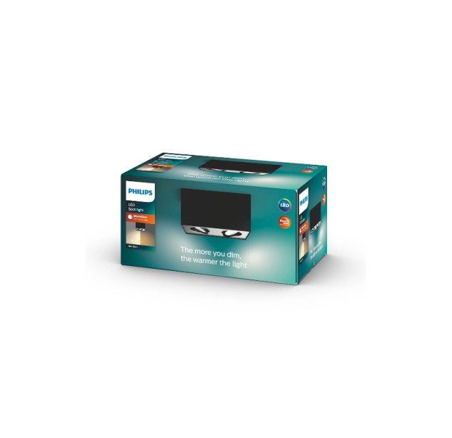 Lubinis šviestuvas BOX 2200-2700K 9W 8718696164532 Lubinis šviestuvas BOX 2200-2700K 9W 8718696164532