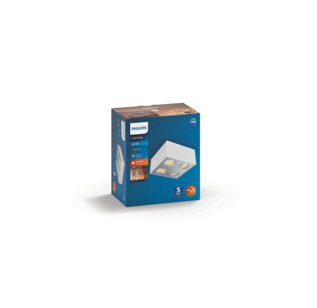 Lubinis šviestuvas BOX 2200-2700K 18W 8718696164549 Lubinis šviestuvas BOX 2200-2700K 18W 8718696164549