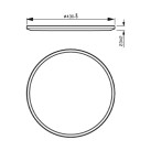 Lubinis šviestuvas SUPERSLIM 2700K 22W 8719514327061 Lubinis šviestuvas SUPERSLIM 2700K 22W 8719514327061