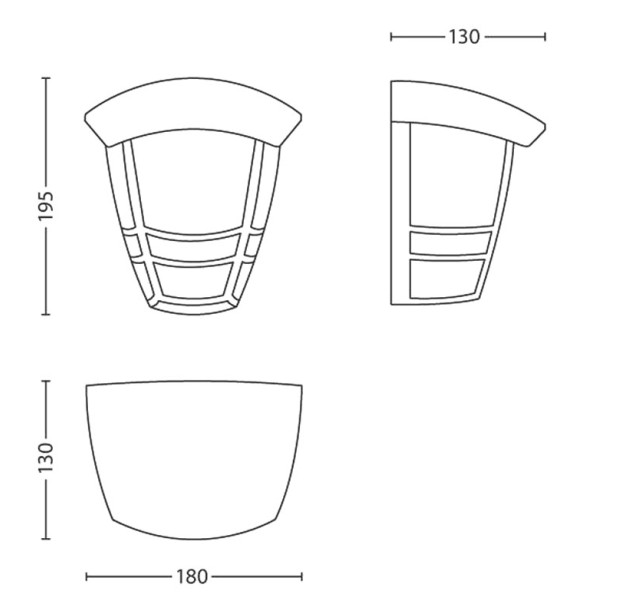 CREEK 4 Outdoor Wall Light