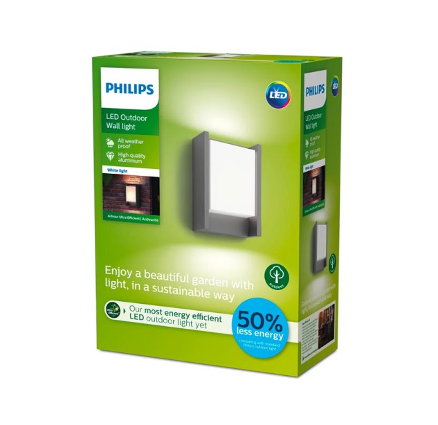Sieninis lauko šviestuvas ARBOUR 3000K 3,8W IP44 8719514490222