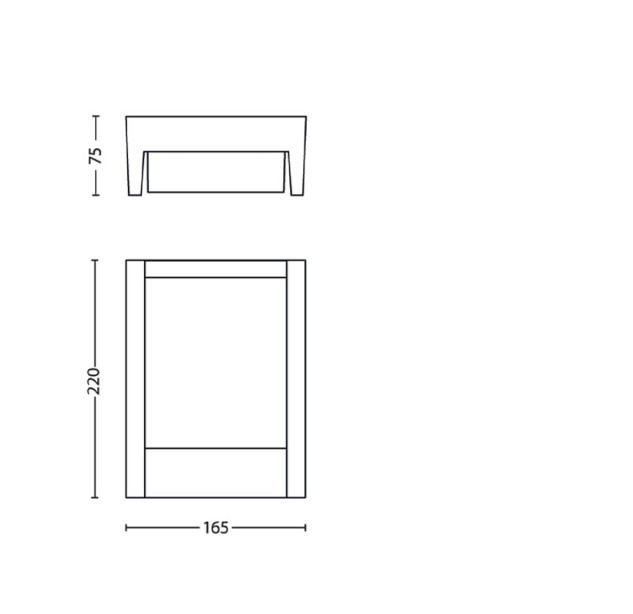 Sieninis lauko šviestuvas ARBOUR 3000K 3,8W IP44 8719514490222
