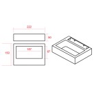 Sieninis šviestuvas FRAME SQUARE LED Sieninis šviestuvas FRAME SQUARE LED