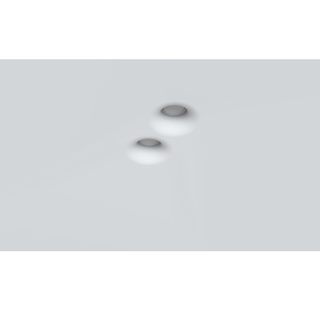 Priglaistomas šviestuvas Round Double GU10 2x35W 03140997000013