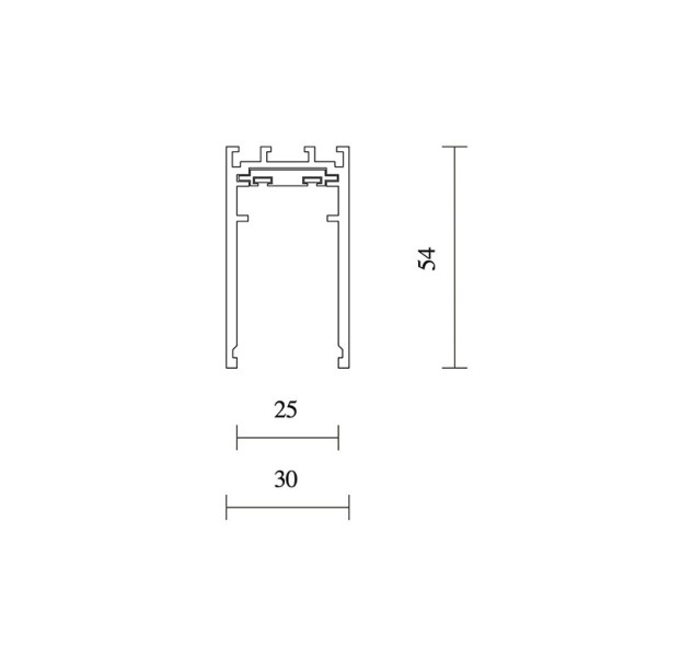Paviršinis bėgelis INSIGHT PROFILE 2 200CM 36.0012.01