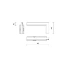 Įleidžiamo bėgelio vidinis sujungimas INSIGHT CORNER 1 RECESSED 36.0024.01 Įleidžiamo bėgelio vidinis sujungimas INSIGHT CORNER 1 RECESSED 36.0024.01