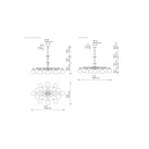 Pakabinamas šviestuvas ORION 2200-3000K 16x10W Orion Oval
