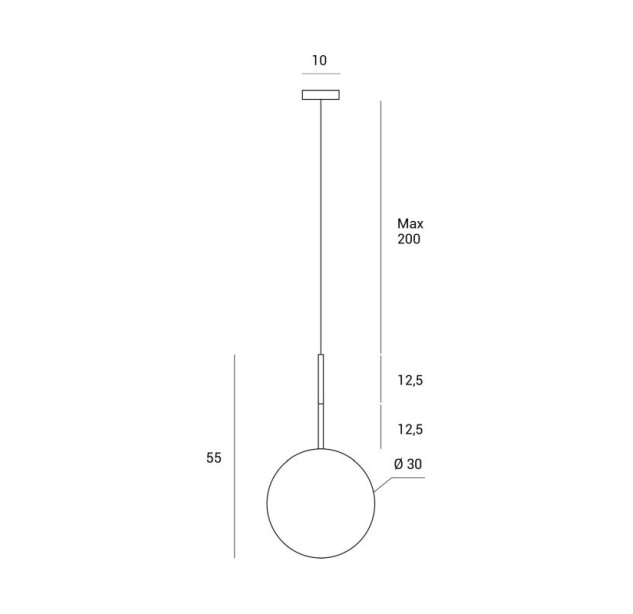 Pakabinamas šviestuvas JUGEN TEAL 1 Pakabinamas šviestuvas JUGEN TEAL 1