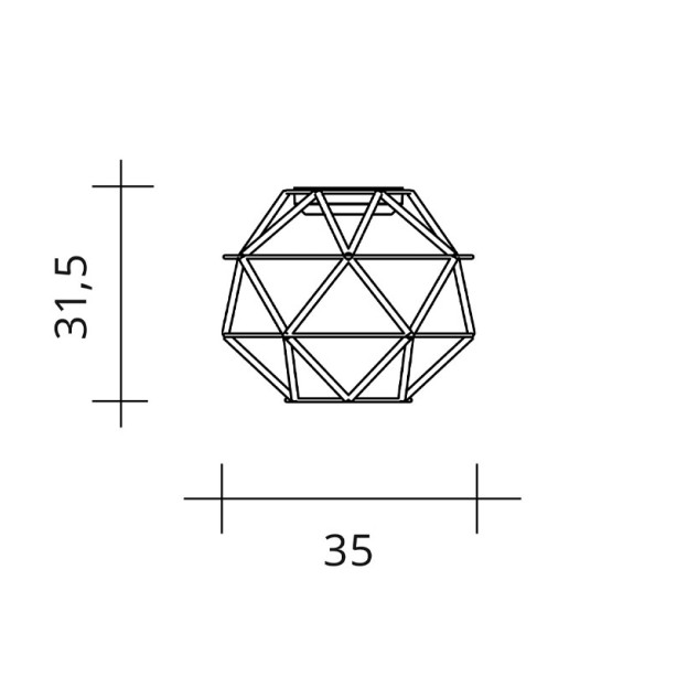 Lubinis šviestuvas EUCLIDE 2700K 44W ART.1821.20.2700 Lubinis šviestuvas EUCLIDE 2700K 44W ART.1821.20.2700
