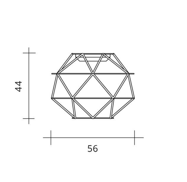 Lubinis šviestuvas EUCLIDE 2700K 62W ART.1821.21.2700 Lubinis šviestuvas EUCLIDE 2700K 62W ART.1821.21.2700