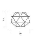 Lubinis šviestuvas EUCLIDE 2700K 62W ART.1821.21.2700 Lubinis šviestuvas EUCLIDE 2700K 62W ART.1821.21.2700